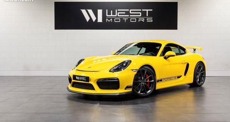 Jaune Utilisé 2015 Porsche Cayman GT4 Coupé | 89 900 € (Prix juste) - Image 1/4