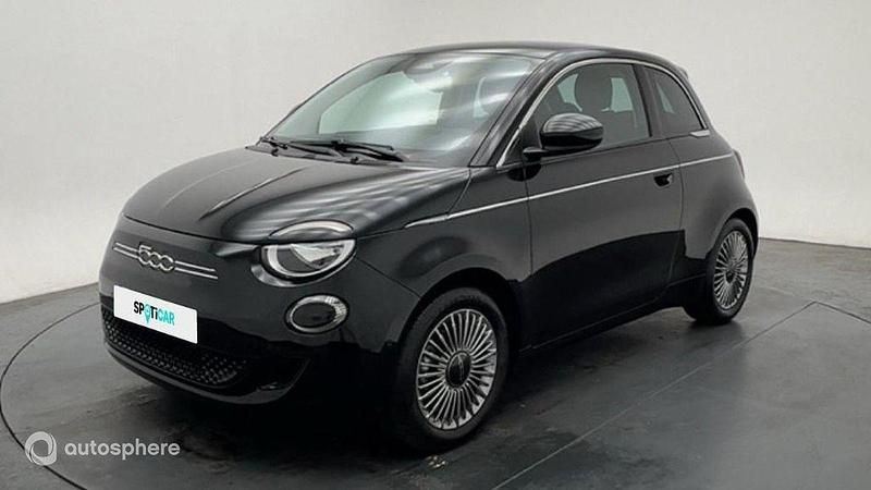 Noir Utilisé 2023 Fiat 500e Style Berline | 19 380 € (Prix juste) - Image 1/4