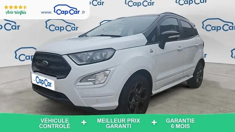 Blanc Utilisé 2019 Ford Ecosport ST-Line SUV | 11 990 € (Prix juste) - Image 1/4