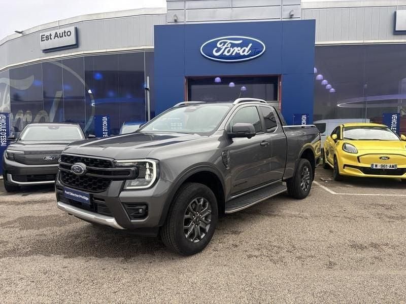 Gris carbone métallisée Occasion 2023 Ford Ranger Wildtrack Pick-up | 43 999 € (Prix assez cher) - Image 1/4