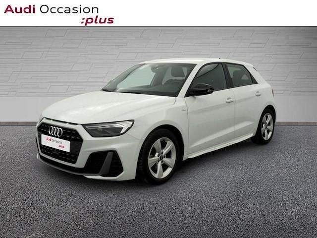 Blanc glacier métallisé Utilisé 2021 Audi A1 Sportback S-Line Citadine | 22 900 € (Prix juste) - Image 1/4
