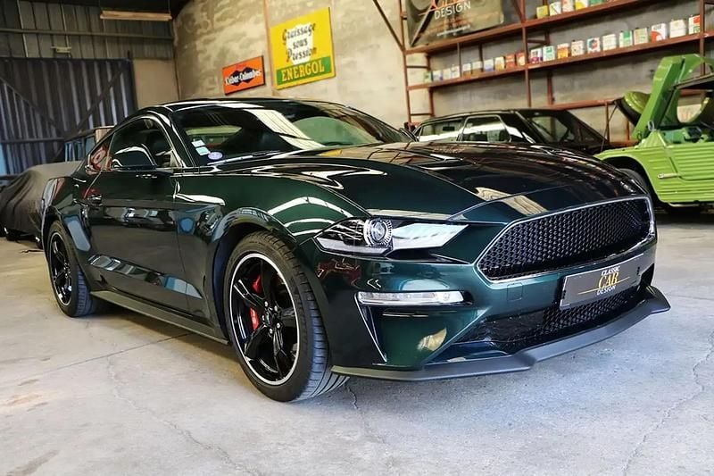 Vert Occasion 2020 Ford Mustang Bullitt Coupé | 62 900 € (Prix juste) - Image 1/4