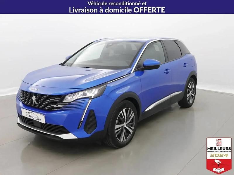 Bleu Utilisé 2021 Peugeot 3008 Allure SUV | 22 700 € (Prix juste) - Image 1/4