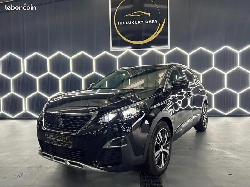 Noir Utilisé 2019 Peugeot 3008 Allure Monospace | 17 990 € (Prix juste) - Image 1/4