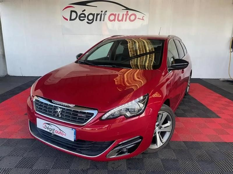 Rouge Utilisé 2015 Peugeot 308 GT-line Berline | 6 990 € - Image 1/4