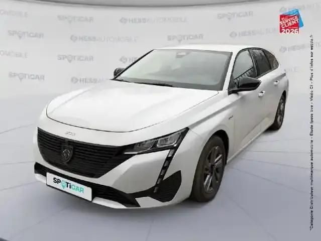 Blanc okénite (m) Occasion 2025 Peugeot 308 SW Style Break | 28 499 € - Image 1/4