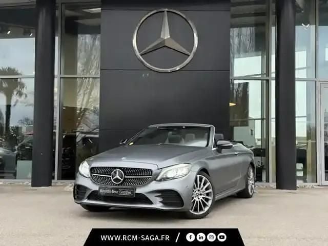 Gris foncé Occasion 2023 Mercedes C300 AMG line Cabriolet | 54 900 € - Image 1/4