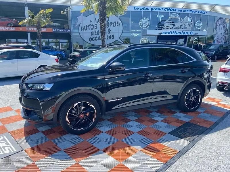 Noir Utilisé 2022 DS Automobiles DS7 Crossback Performance Line Plus SUV | 28 450 € (Prix juste) - Image 1/4