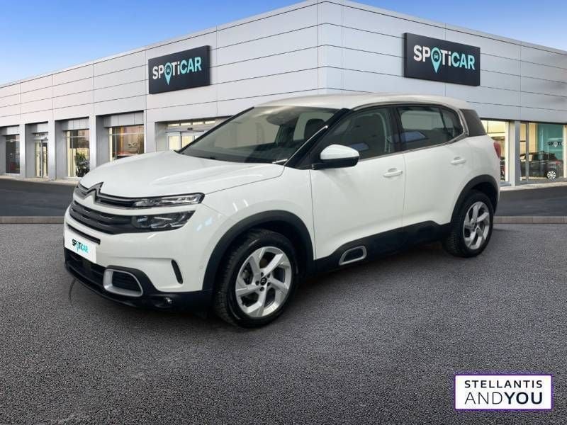 Blanc Utilisé 2022 Citroën C5 Aircross Business Class SUV | 17 490 € (Prix juste) - Image 1/3