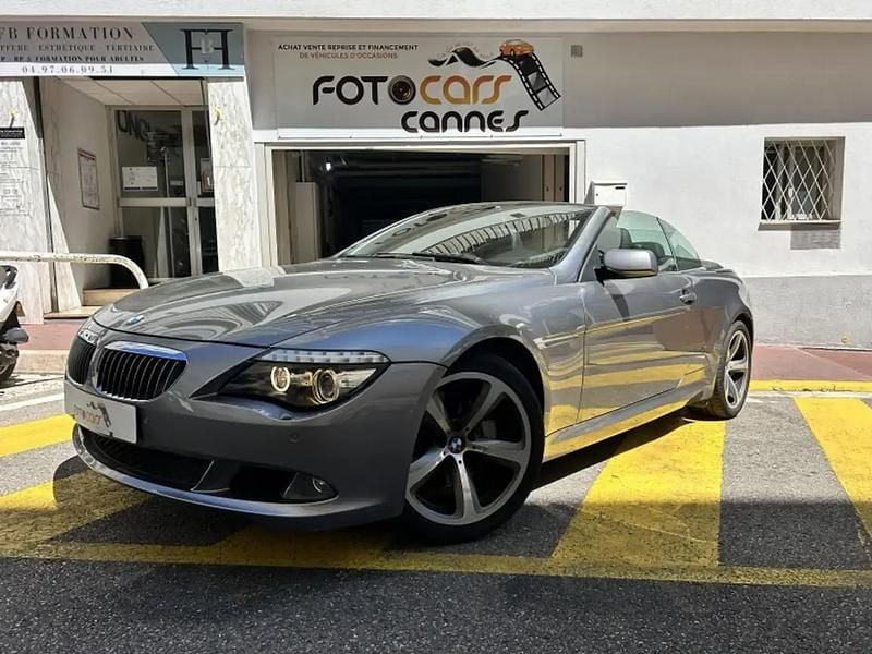 Gris Occasion 2009 BMW 650 Cabriolet Cabriolet | 26 700 € - Image 1/4