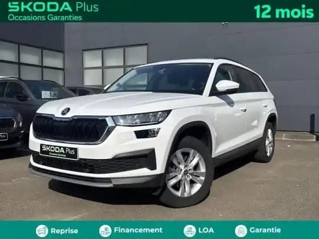 Blanc Utilisé 2022 Skoda Kodiaq Ambition SUV | 26 980 € (Prix juste) - Image 1/4