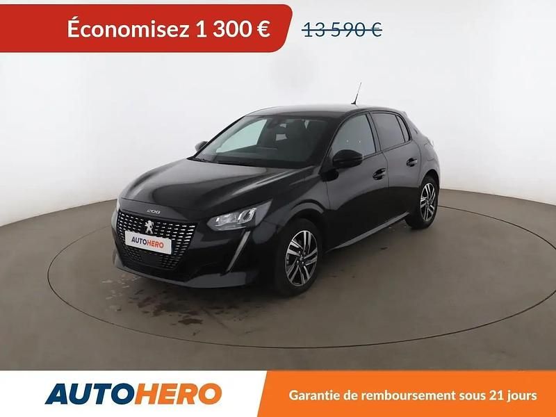 Noir Utilisé 2021 Peugeot 208 Allure Citadine | 12 290 € (Bon prix) - Image 1/2