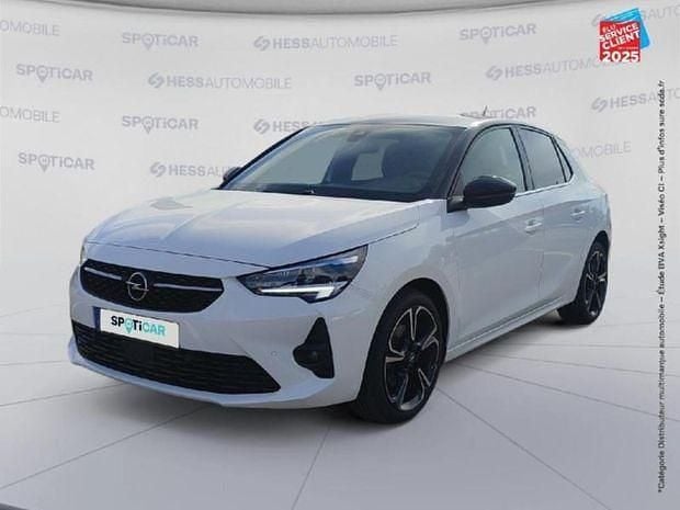 Blanc Utilisé 2021 Opel Corsa Ultimate Berline | 15 499 € (Bon prix) - Image 1/4