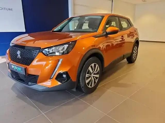 Orange Utilisé 2021 Peugeot 2008 S SUV | 14 990 € (Bon prix) - Image 1/4