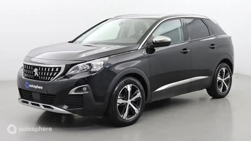 Noir Utilisé 2020 Peugeot 3008 Crossway SUV | 16 999 € (Prix juste) - Image 1/4