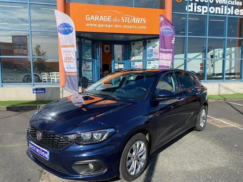 Bleu Occasion 2018 Fiat Tipo Lounge Berline | 12 980 € (Prix assez cher) - Image 1/4