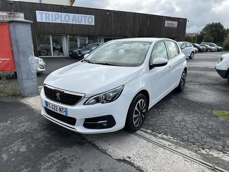 Blanc Occasion 2018 Peugeot 308 Premium Berline | 9 490 € (Super prix) - Image 1/4