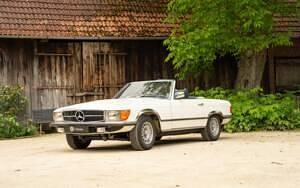 Blanc Occasion 1977 Mercedes SL280 Cabriolet | 49 900 € - Image 1/4