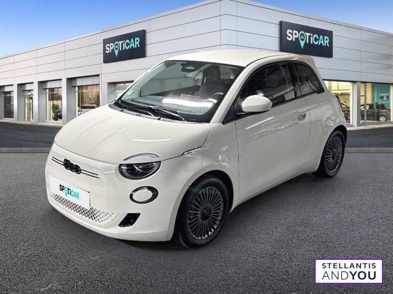 Blanc Utilisé 2022 Fiat 500e Berline | 16 990 € (Prix juste) - Image 1/4