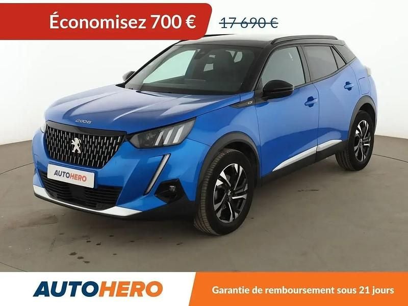 Bleu Occasion 2021 Peugeot 2008 GT SUV | 16 990 € (Bon prix) - Image 1/2
