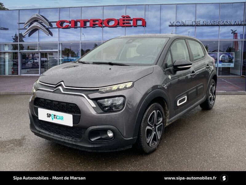 Gris Utilisé 2024 Citroën C3 PureTech Citadine | 11 790 € (Bon prix) - Image 1/4