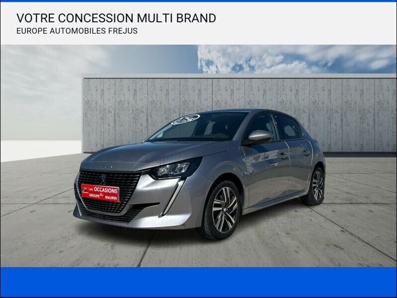Gris Utilisé 2021 Peugeot 208 Allure Citadine | 15 990 € (Prix juste) - Image 1/4