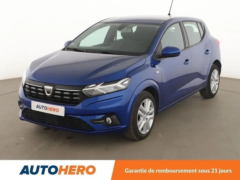 Bleu Utilisé 2021 Dacia Sandero Comfort Citadine | 11 990 € (Prix juste) - Image 1/2