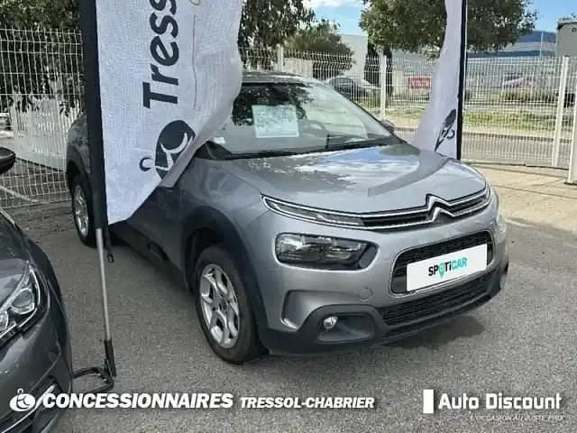 Gris Occasion 2019 Citroën C4 PureTech Berline | 11 170 € (Bon prix) - Image 1/4