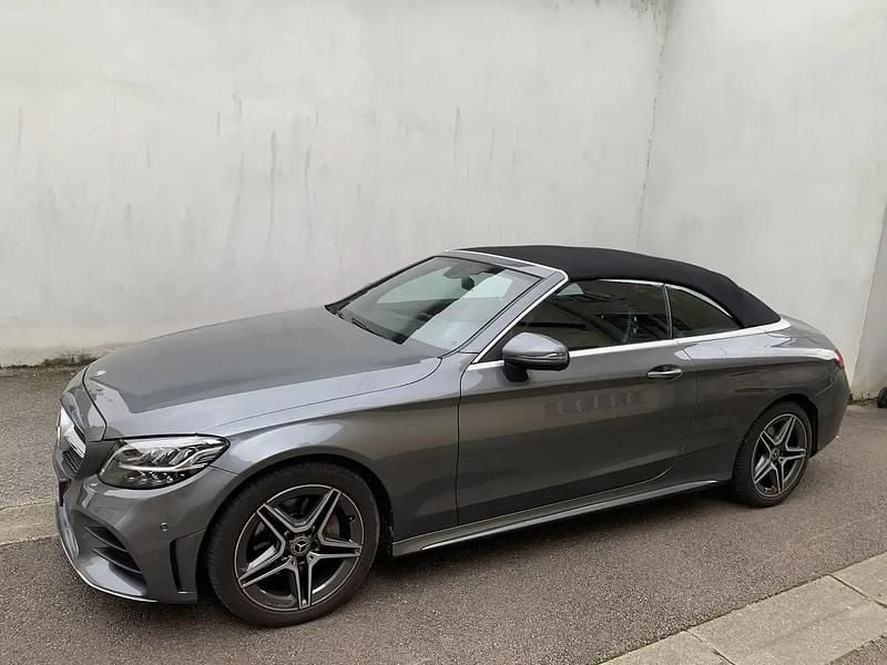 Occasion Mercedes C180 AMG line 156 ch (114 kW) 2019 Argent Cabriolet