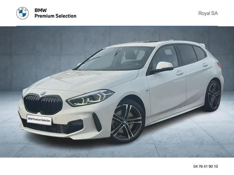 Blanc Utilisé 2021 BMW 120 M Sport Citadine | 27 990 € (Prix juste) - Image 1/4