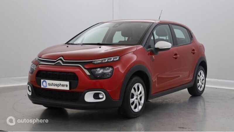 Rouge elixir (s) Utilisé 2023 Citroën C3 PureTech Citadine | 11 499 € (Bon prix) - Image 1/4