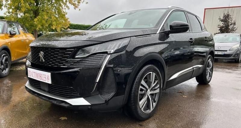 Noir Utilisé 2021 Peugeot 3008 Allure Monospace | 15 990 € (Bon prix) - Image 1/4