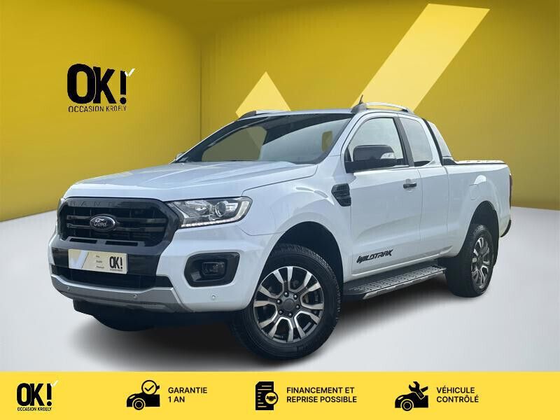 Blanc Utilisé 2020 Ford Ranger Wildtrack Pick-up | 31 970 € (Bon prix) - Image 1/4