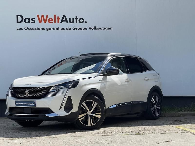 Blanc Utilisé 2021 Peugeot 3008 GT SUV | 28 990 € (Prix cher) - Image 1/4