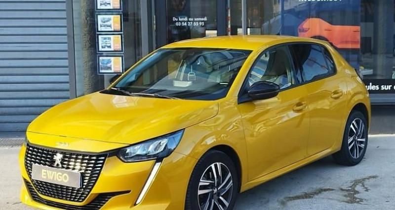Jaune Utilisé 2021 Peugeot 208 Allure Citadine | 10 990 € (Bon prix) - Image 1/4