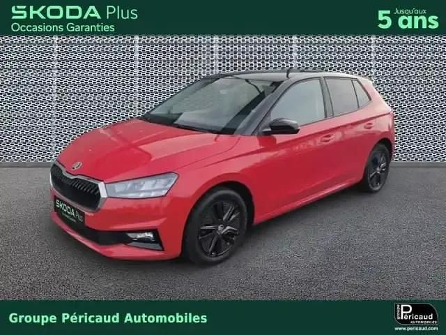 Rouge Utilisé 2023 Skoda Fabia Berline | 15 900 € (Super prix) - Image 1/4