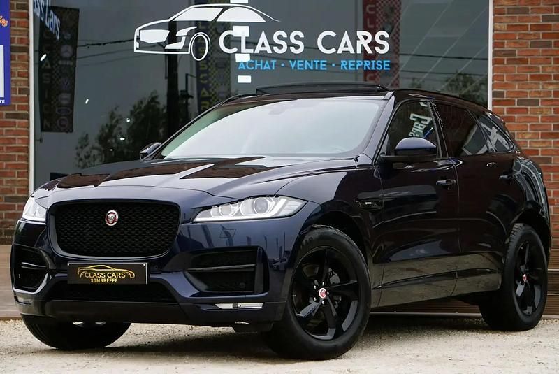 Bleu Utilisé 2020 Jaguar F-Pace R-Sport SUV | 27 990 € - Image 1/4