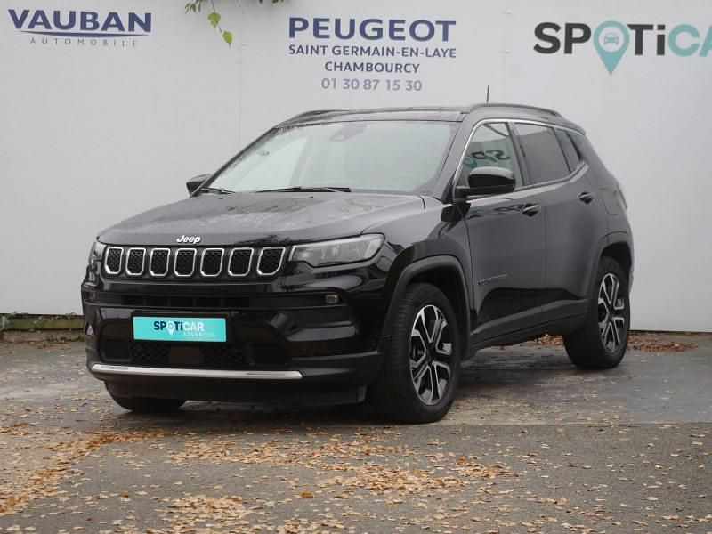 Noir Utilisé 2022 Jeep Compass SUV | 23 190 € (Super prix) - Image 1/4