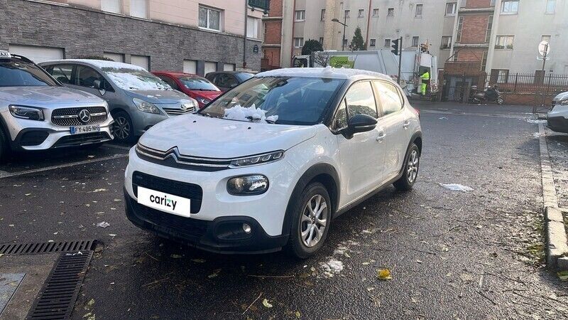 Blanc Utilisé 2017 Citroën C3 Feel Citadine | 8 190 € (Prix juste) - Image 1/4