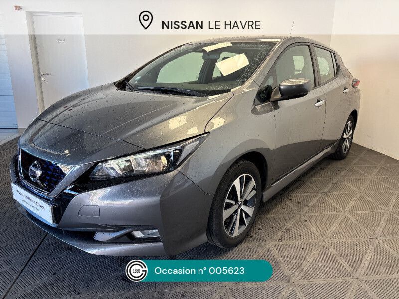 Gris Utilisé 2021 Nissan Leaf Acenta Citadine | 13 900 € (Prix juste) - Image 1/4