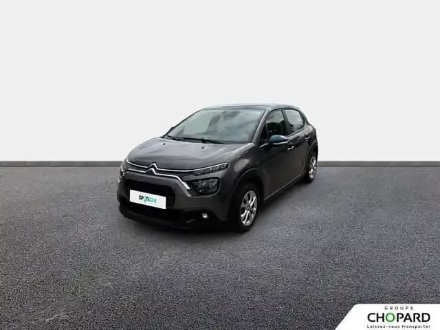 Gris Utilisé 2023 Citroën C3 Feel Citadine | 12 789 € (Bon prix) - Image 1/4
