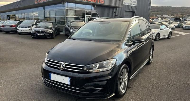 Noir Occasion 2017 VW Touran R-line Monospace | 14 990 € - Image 1/4