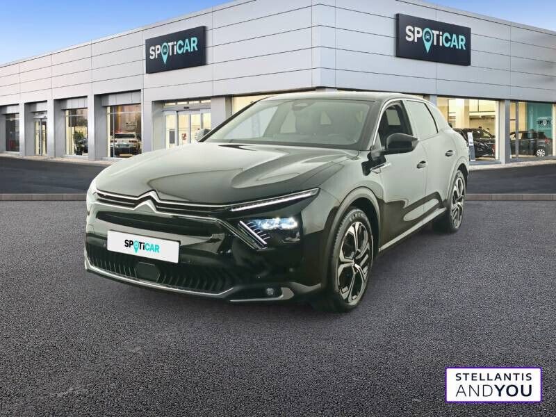 Noir Utilisé 2022 Citroën C5 X Shine Berline | 27 790 € (Prix juste) - Image 1/4