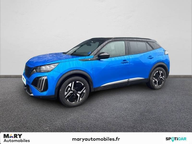 Bleu Utilisé 2024 Peugeot e-2008 GT SUV | 29 990 € (Prix juste) - Image 1/3