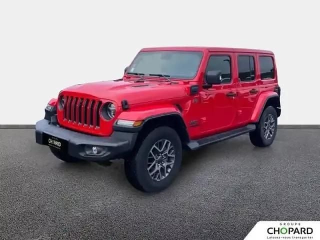 Occasion Jeep Wrangler Unlimited 380 ch (279 kW) 2021 Rouge SUV