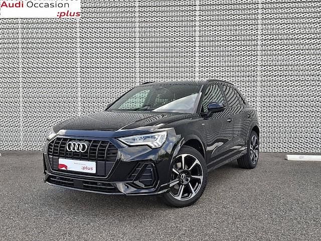 Noir mythe métallisé Utilisé 2022 Audi Q3 S-Line SUV | 37 590 € (Prix juste) - Image 1/4