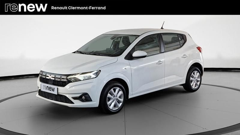 Blanc Utilisé 2024 Dacia Sandero Expression Citadine | 15 490 € (Prix juste) - Image 1/4