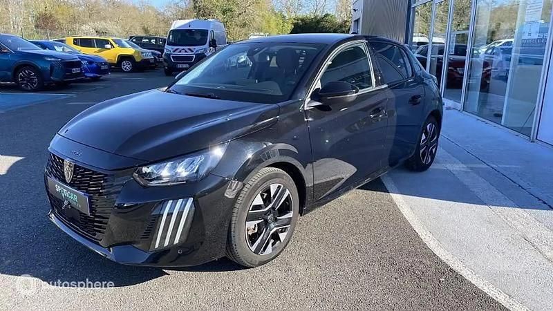 Noir Utilisé 2024 Peugeot 208 Allure Citadine | 17 999 € (Bon prix) - Image 1/4