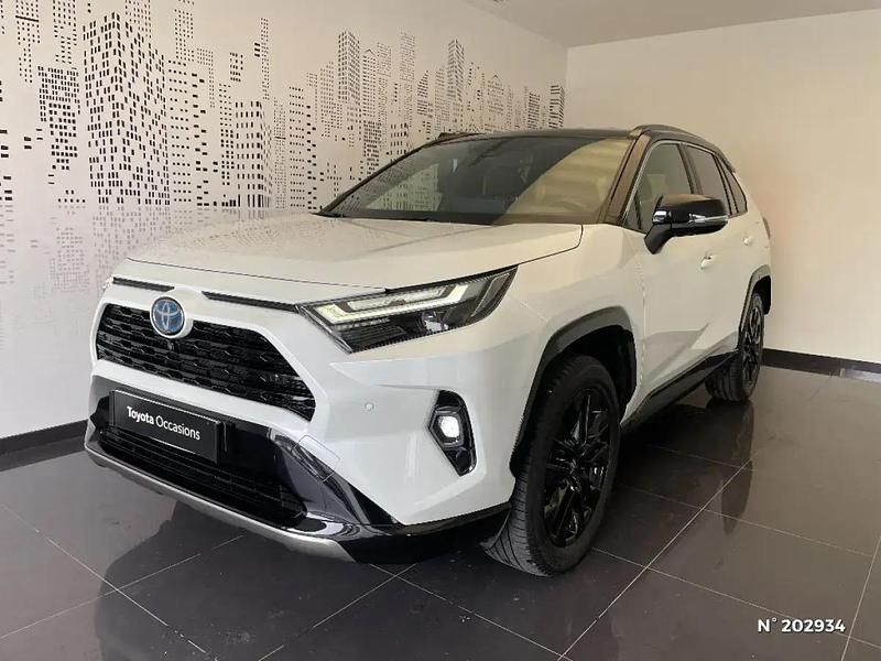 Blanc Utilisé 2023 Toyota RAV4 Hybrid SUV | 39 990 € (Prix juste) - Image 1/4