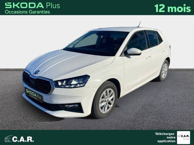 Blanc Utilisé 2023 Skoda Fabia Berline | 15 790 € (Prix juste) - Image 1/3